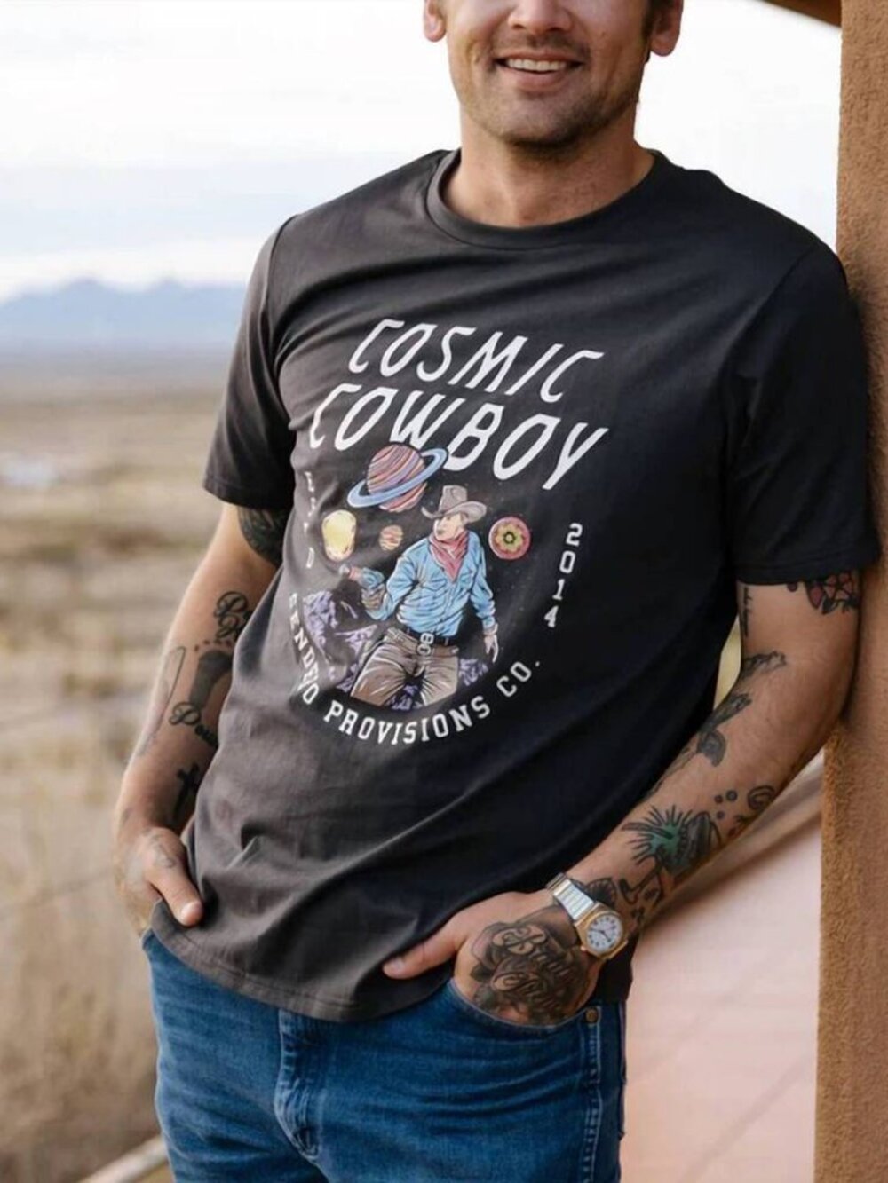 Sendero Provisions Co. Cosmic Cowboy Tshirt Tee